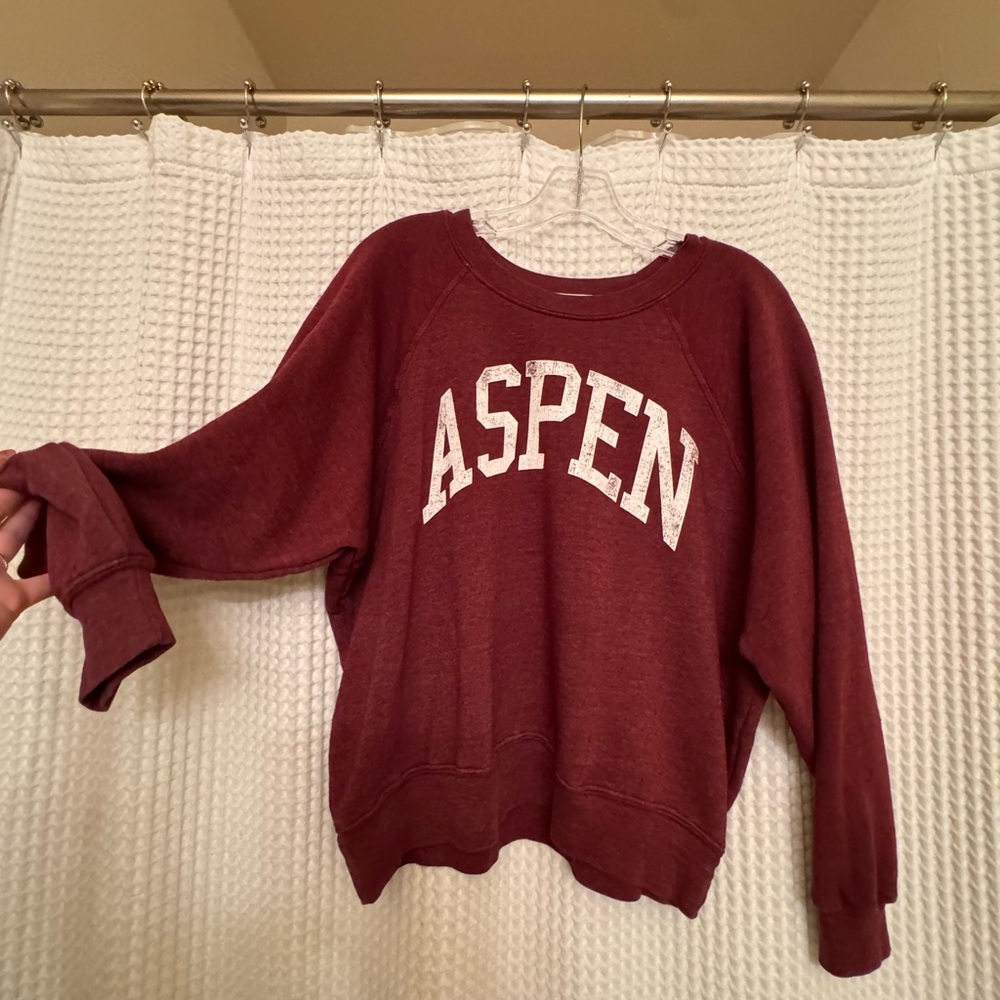 Daydreamer Burgundy Aspen Sweater never worn